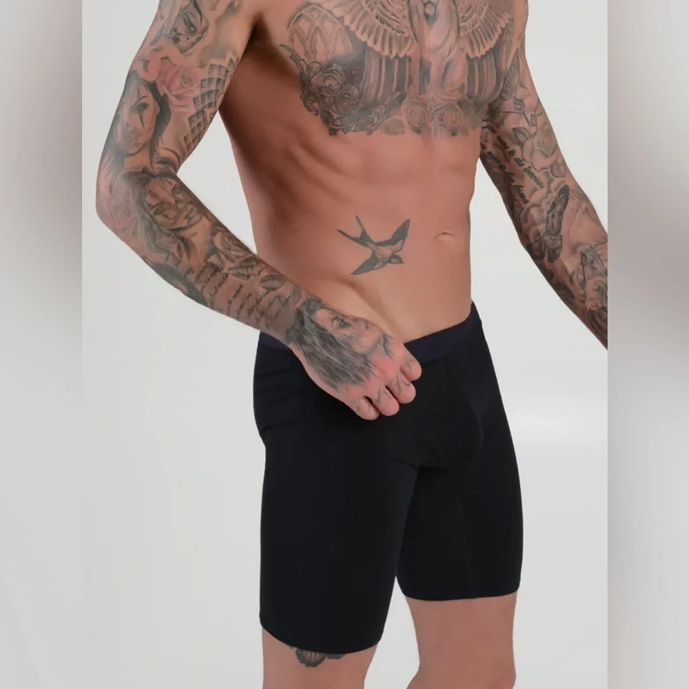 Ace + Indigo Men's Black Boxer Briefs Underwear Size XL